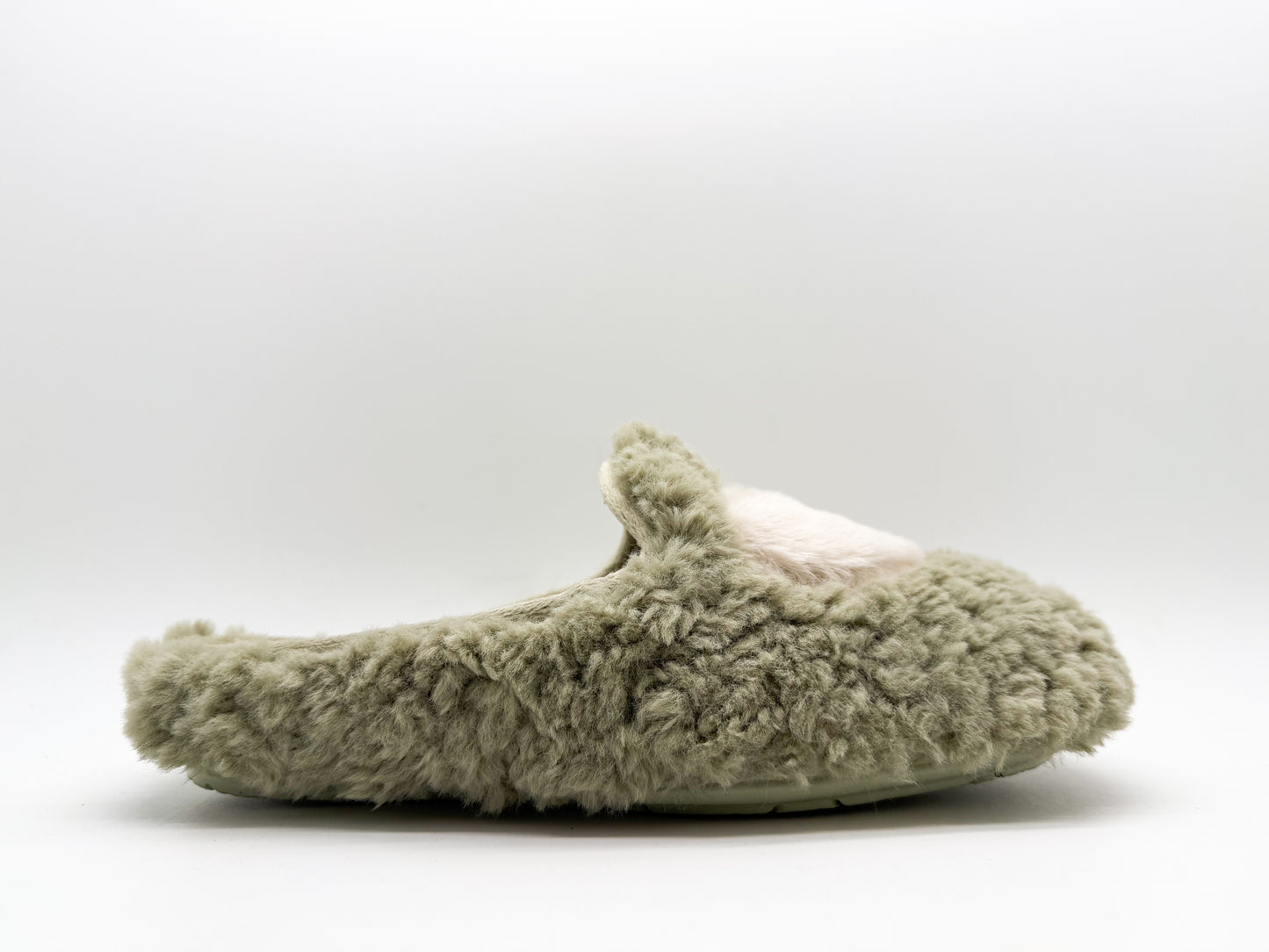 thies 1856 ® Rec Fluffy Heart Slipper vegan emerald