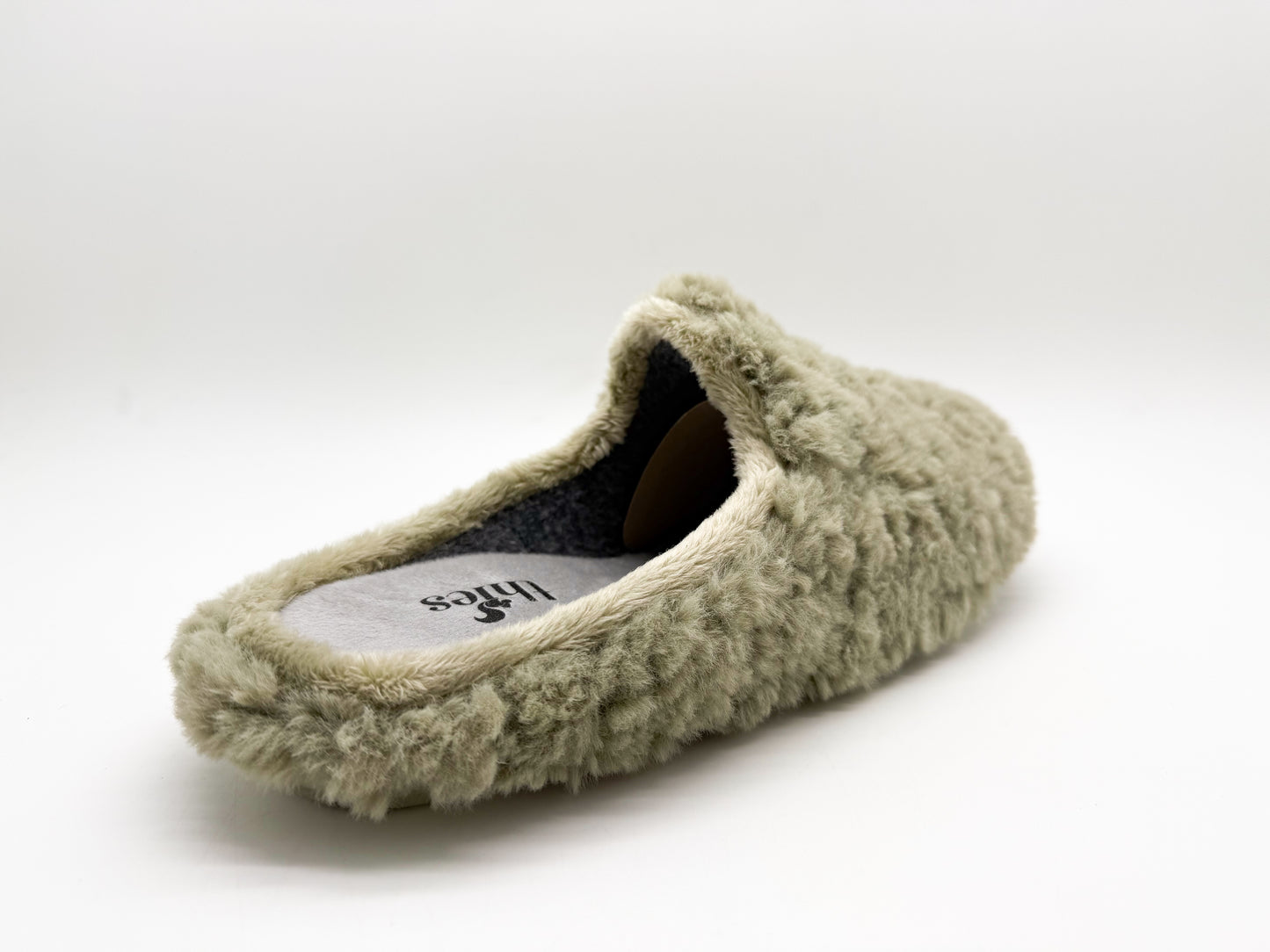 thies 1856 ® Rec Fluffy Slipper vegan emerald