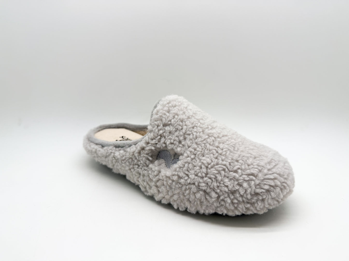 thies 1856 ® Rec Soft Teddy Slipper vegan ivory