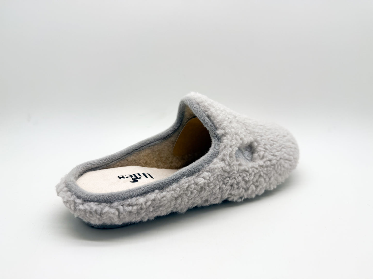 thies 1856 ® Rec Soft Teddy Slipper vegan ivory