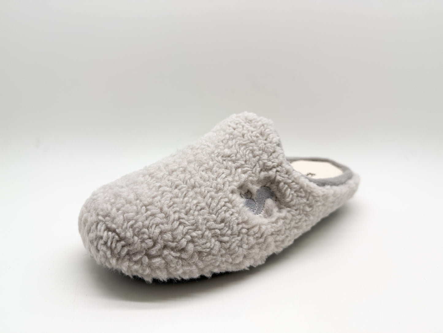 thies 1856 ® Rec Soft Teddy Slipper vegan ivory