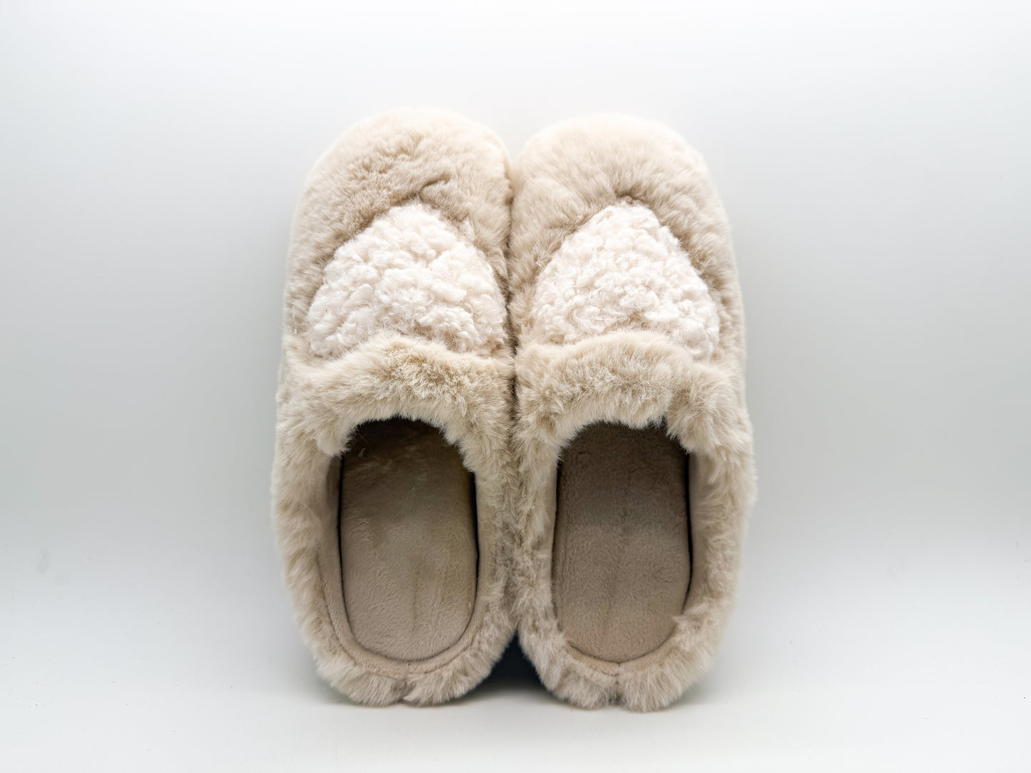 tthies 1856 ® Rec Teddy Heart Slipper vegan off white
