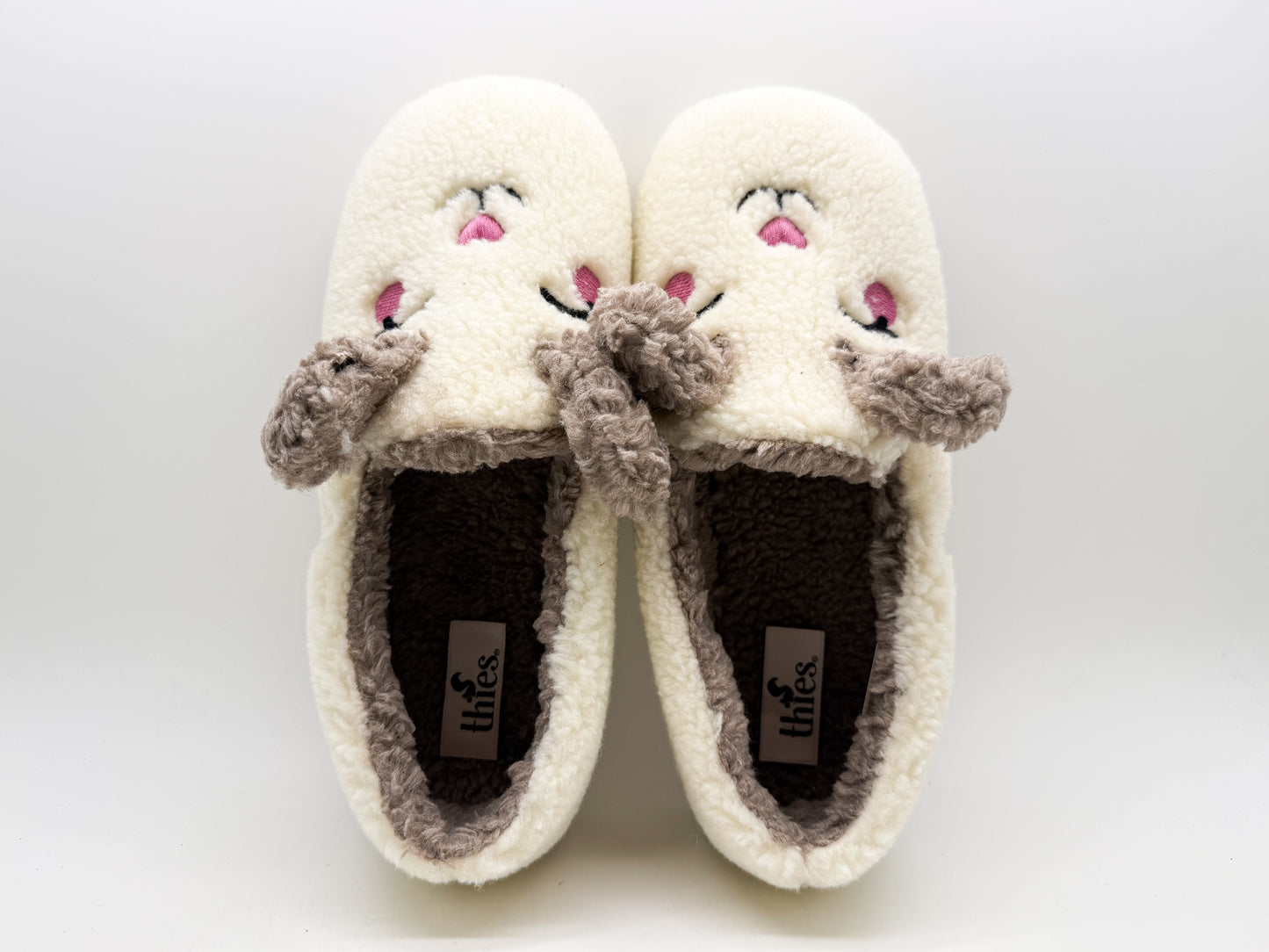 thies 1856 ® Organic Rabbit Closed Slipper vegan off white