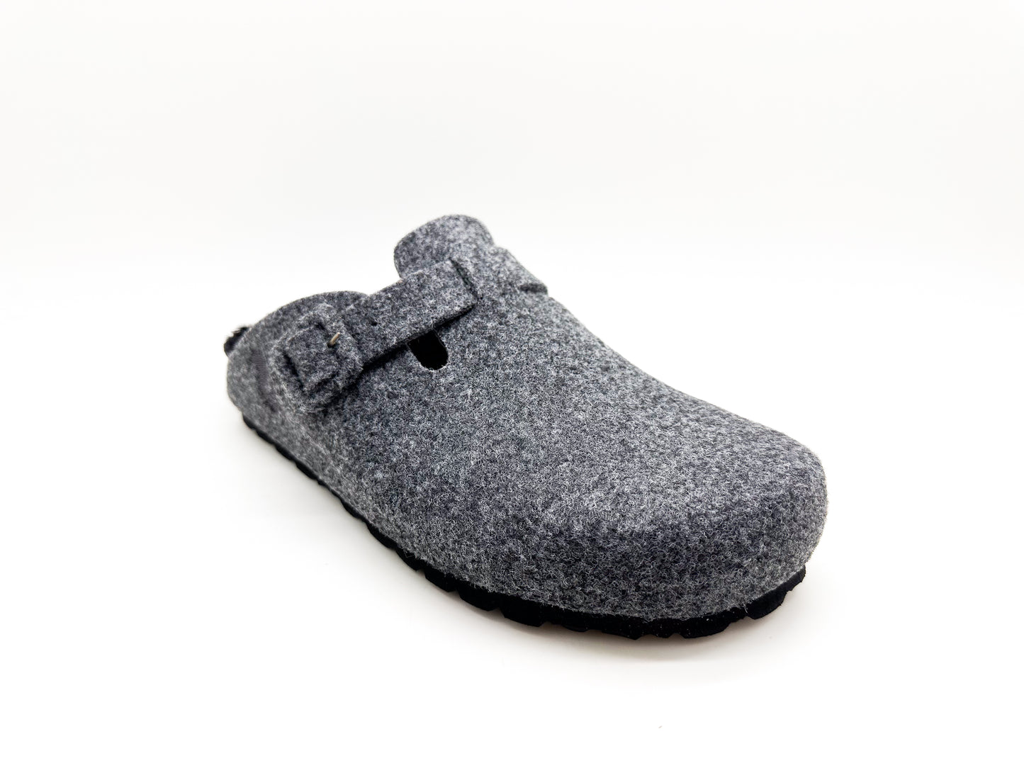 thies 1856 ® Recycled PET Buckle Clog dark grey (W/X)