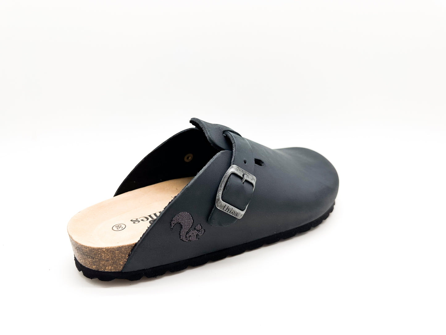 thies 1856 ® Eco Leather Clog truffle-black (W/M/X)