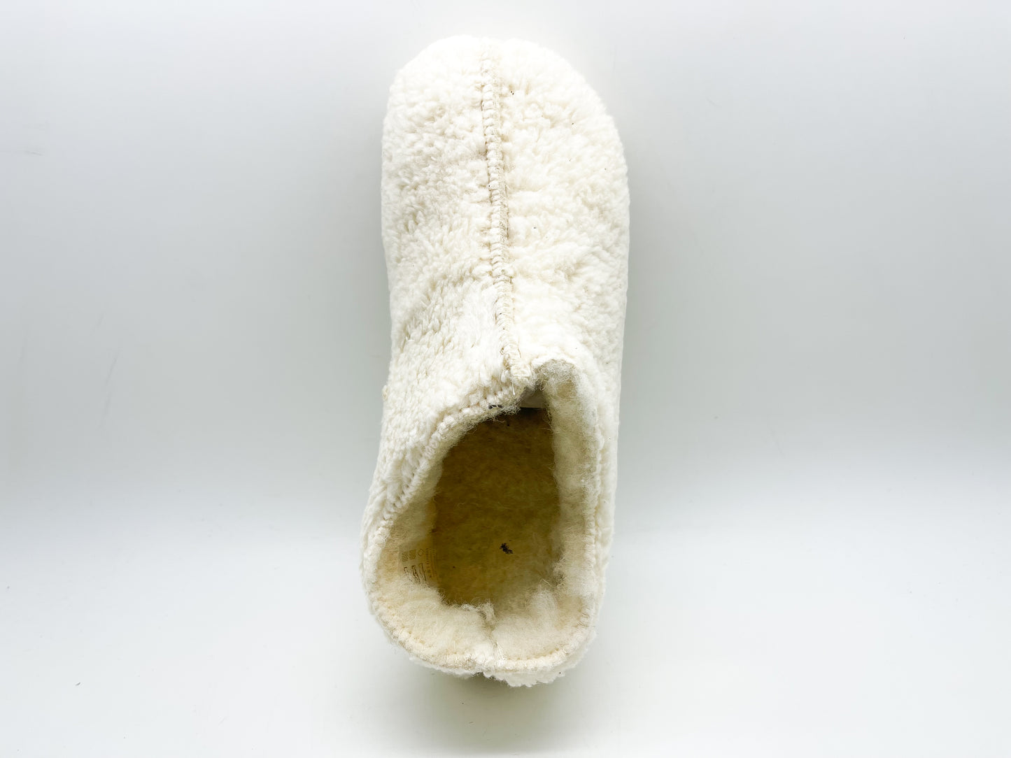 thies 1856 ® Organic Teddy Slipper Boots vegan off white (W)