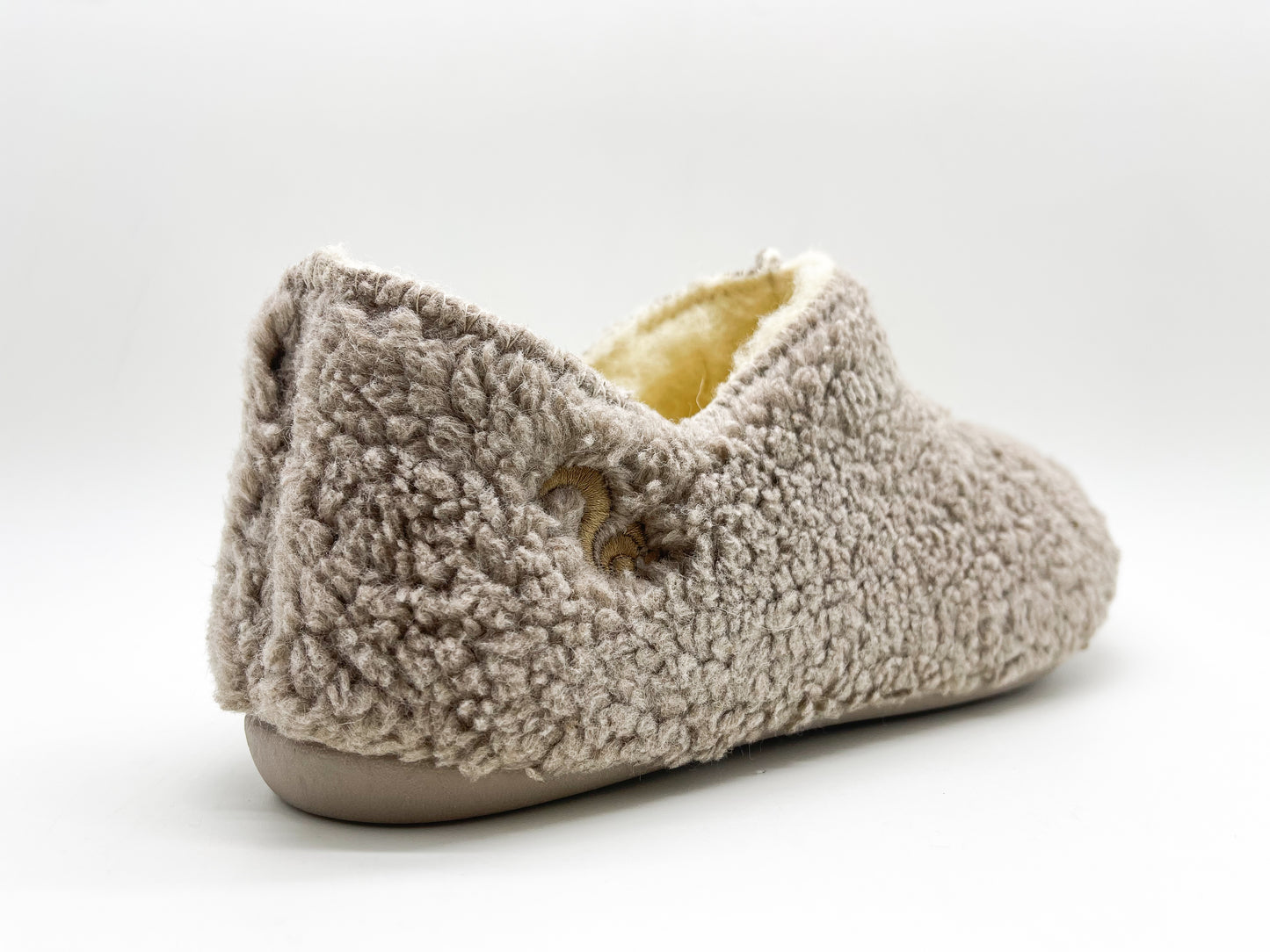 thies 1856 ® Organic Teddy Slipper Boots vegan taupe (W)