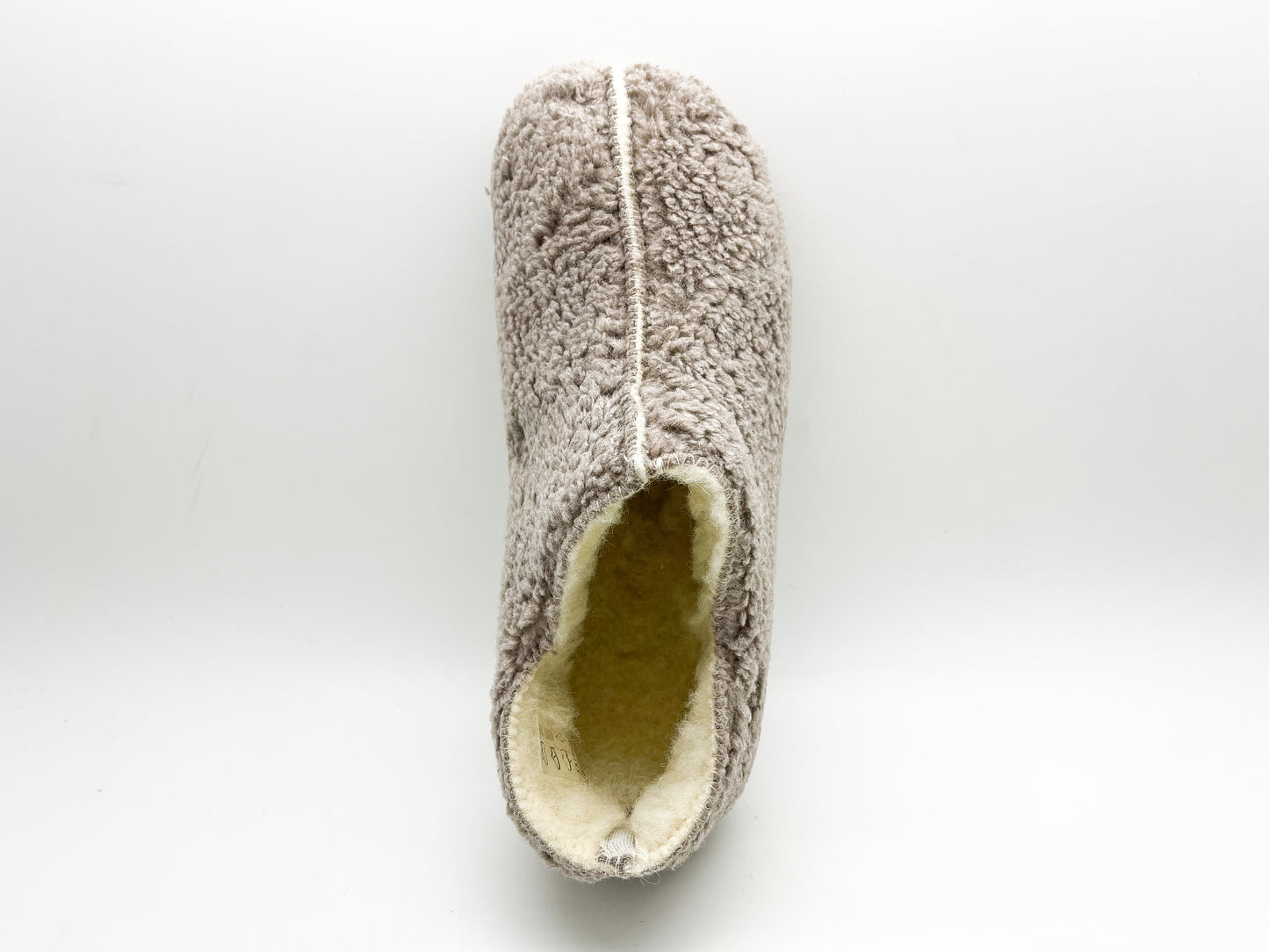 thies 1856 ® Organic Teddy Slipper Boots vegan taupe (W)