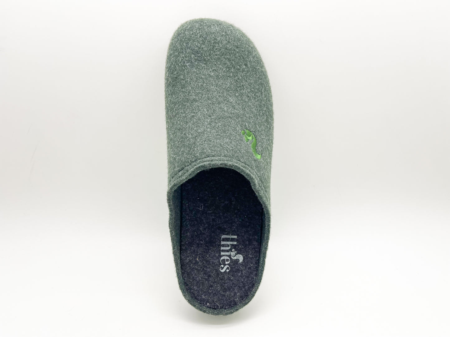 thies 1856 ® Recycled PET Slipper vegan forest green (W/M/X)