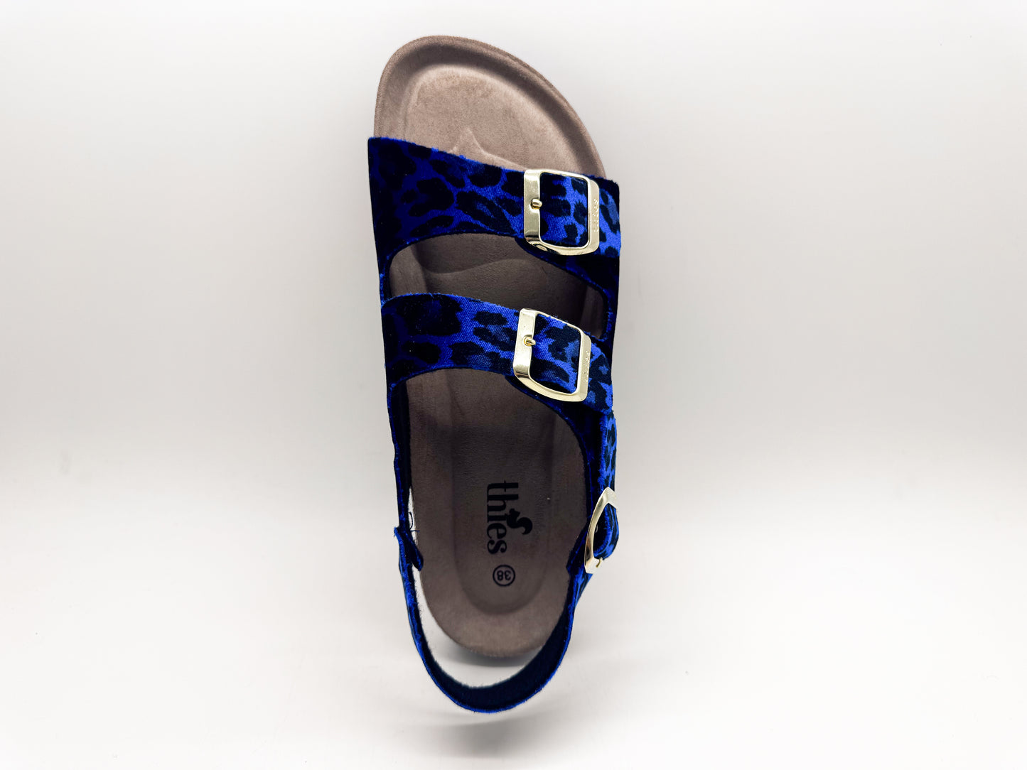 thies 1856 ® Rec Backstrap Leo Sandal blue leo