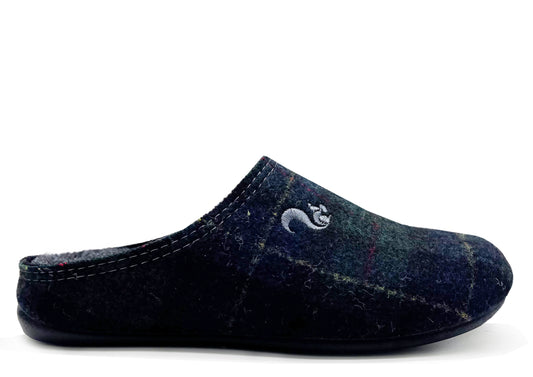 thies 1856 ® Rec Check Slipper dark navy (W/X)