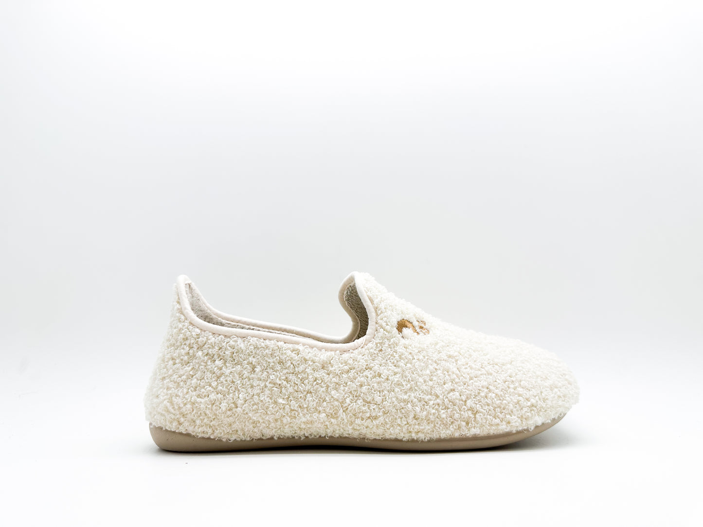 thies 1856 ® Rec Teddy Closed Slipper off white (W/X)