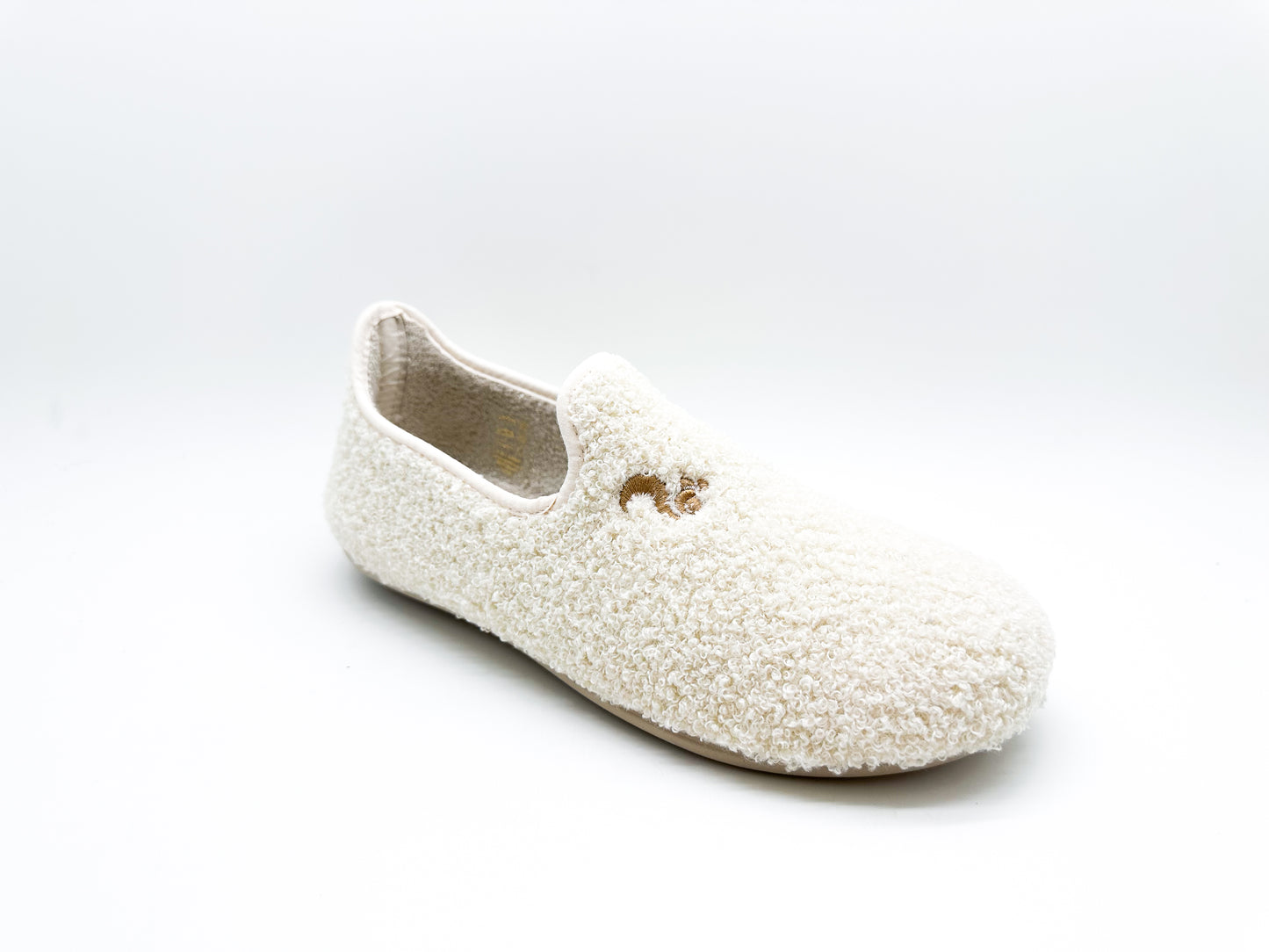 thies 1856 ® Rec Teddy Closed Slipper off white (W/X)