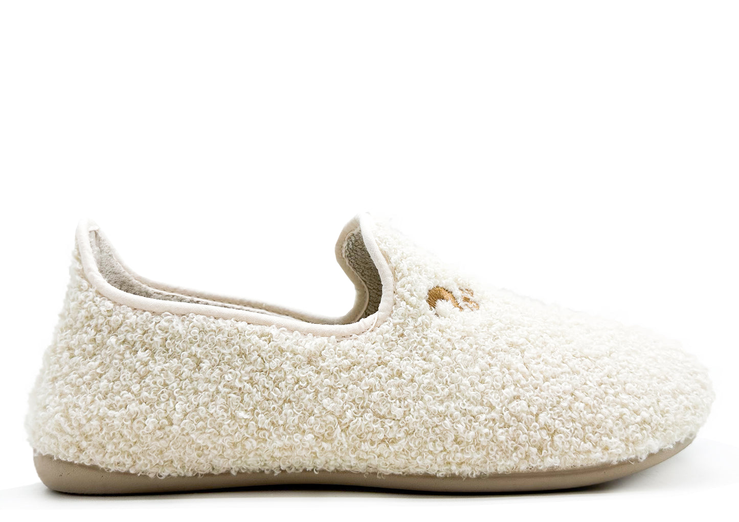 thies 1856 ® Rec Teddy Closed Slipper off white (W/X)