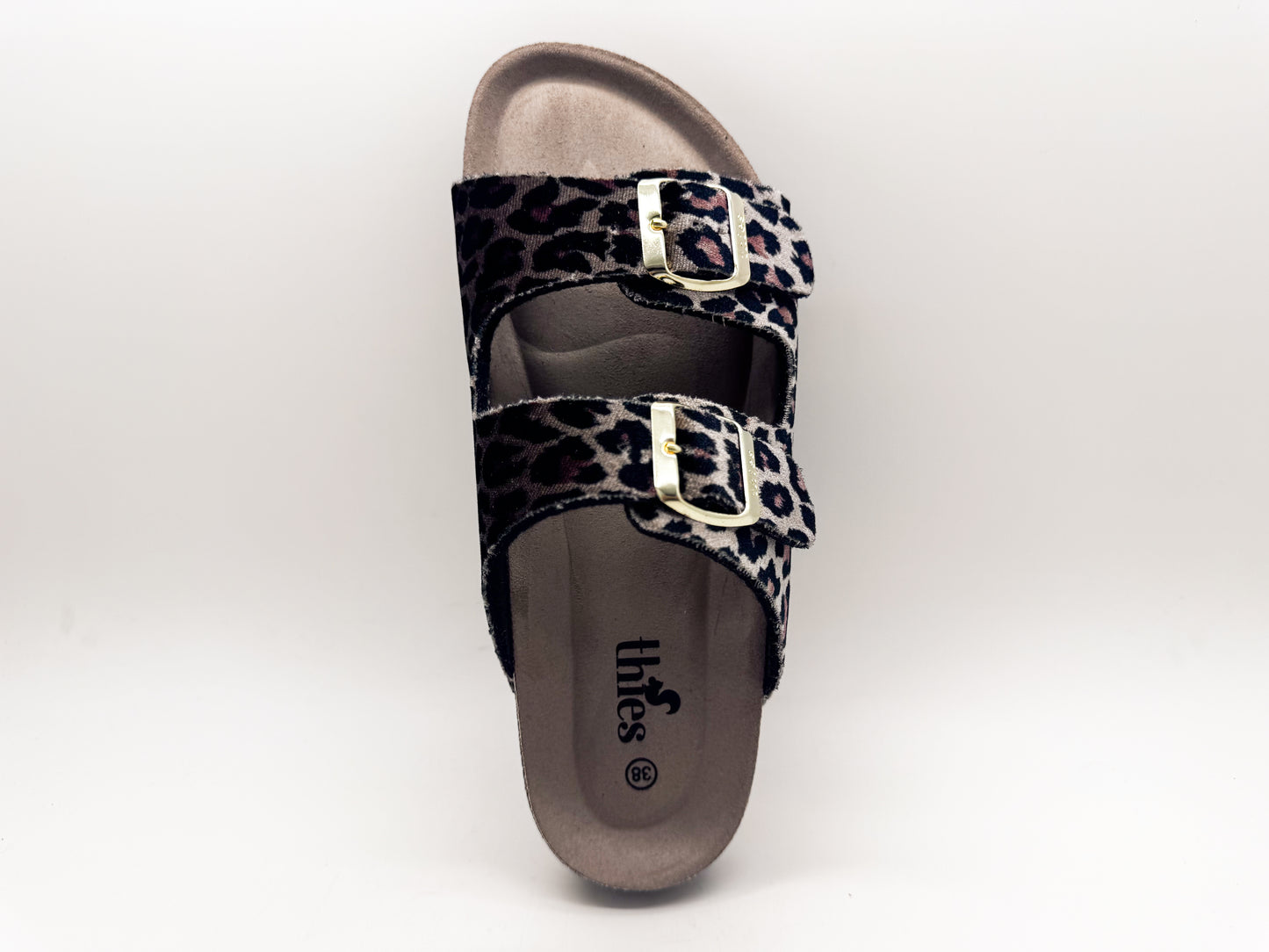 thies 1856 ® Rec Velvet Leo Sandal beige leo