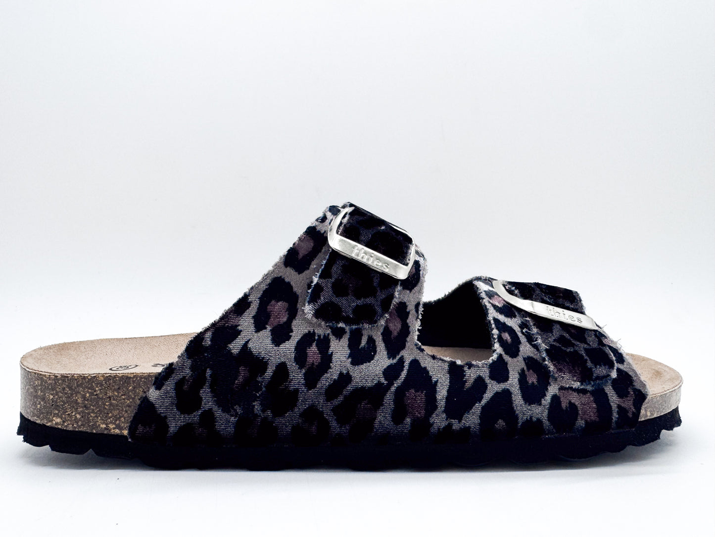 thies 1856 ® Rec Velvet Leo Sandal grey leo