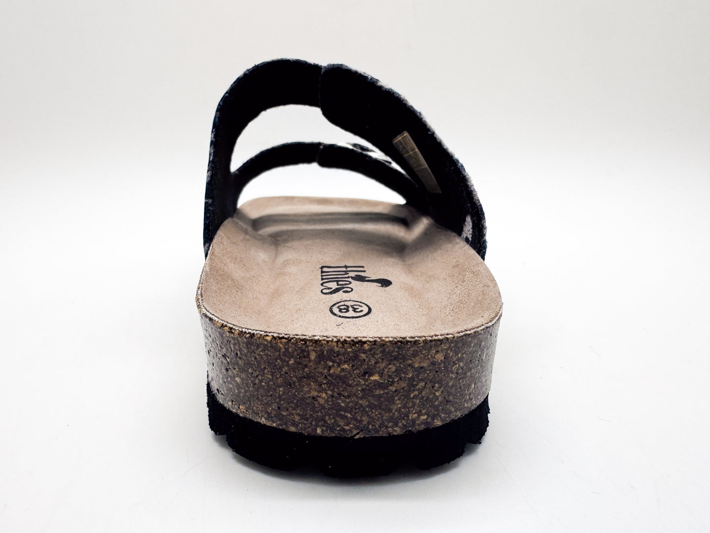 thies 1856 ® Rec Velvet Leo Sandal grey leo