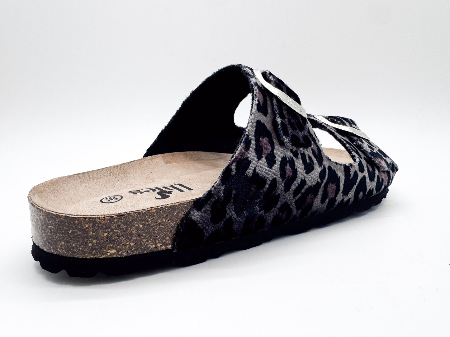 thies 1856 ® Rec Velvet Leo Sandal grey leo