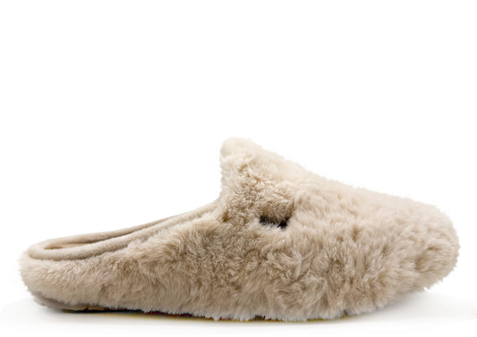 thies 1856 ® Rec Fluffy Slipper vegan beige