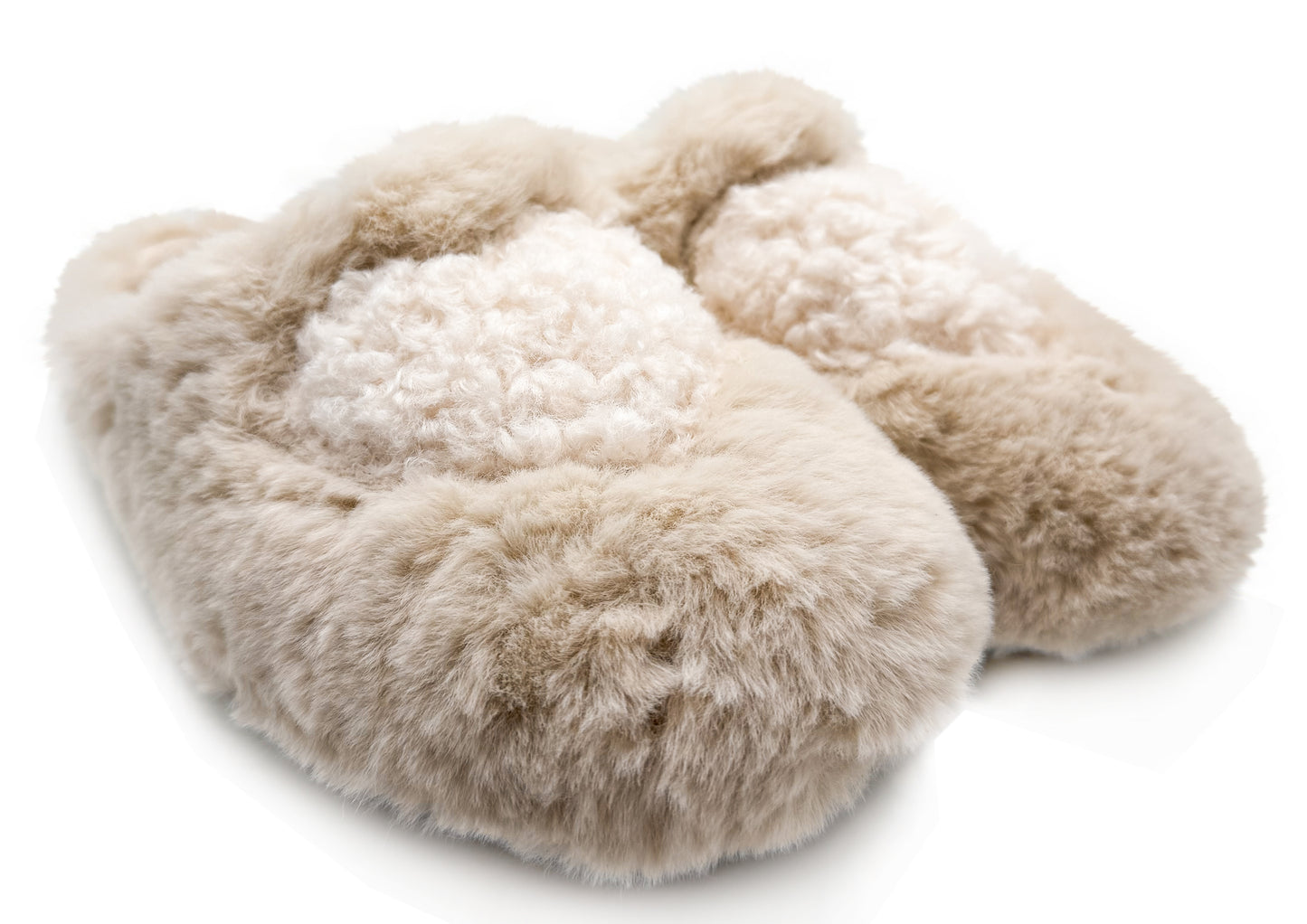 tthies 1856 ® Rec Teddy Heart Slipper vegan off white