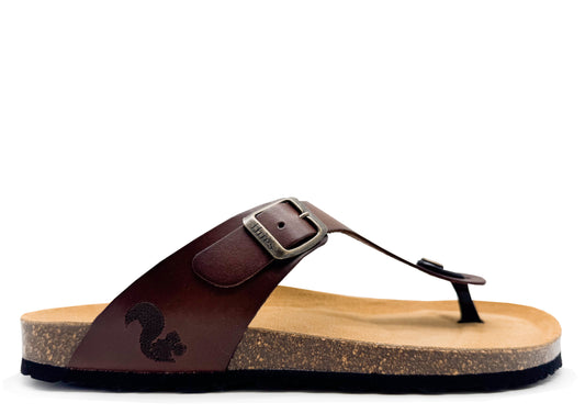 thies 1856 ® Eco Leather Thong Sandal dark brown (W/M/X)