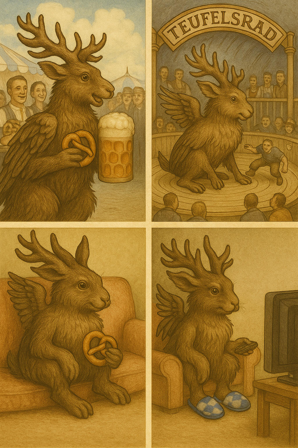 thies 1856 ® Rec Beierse pantoffel blauw (W/X)