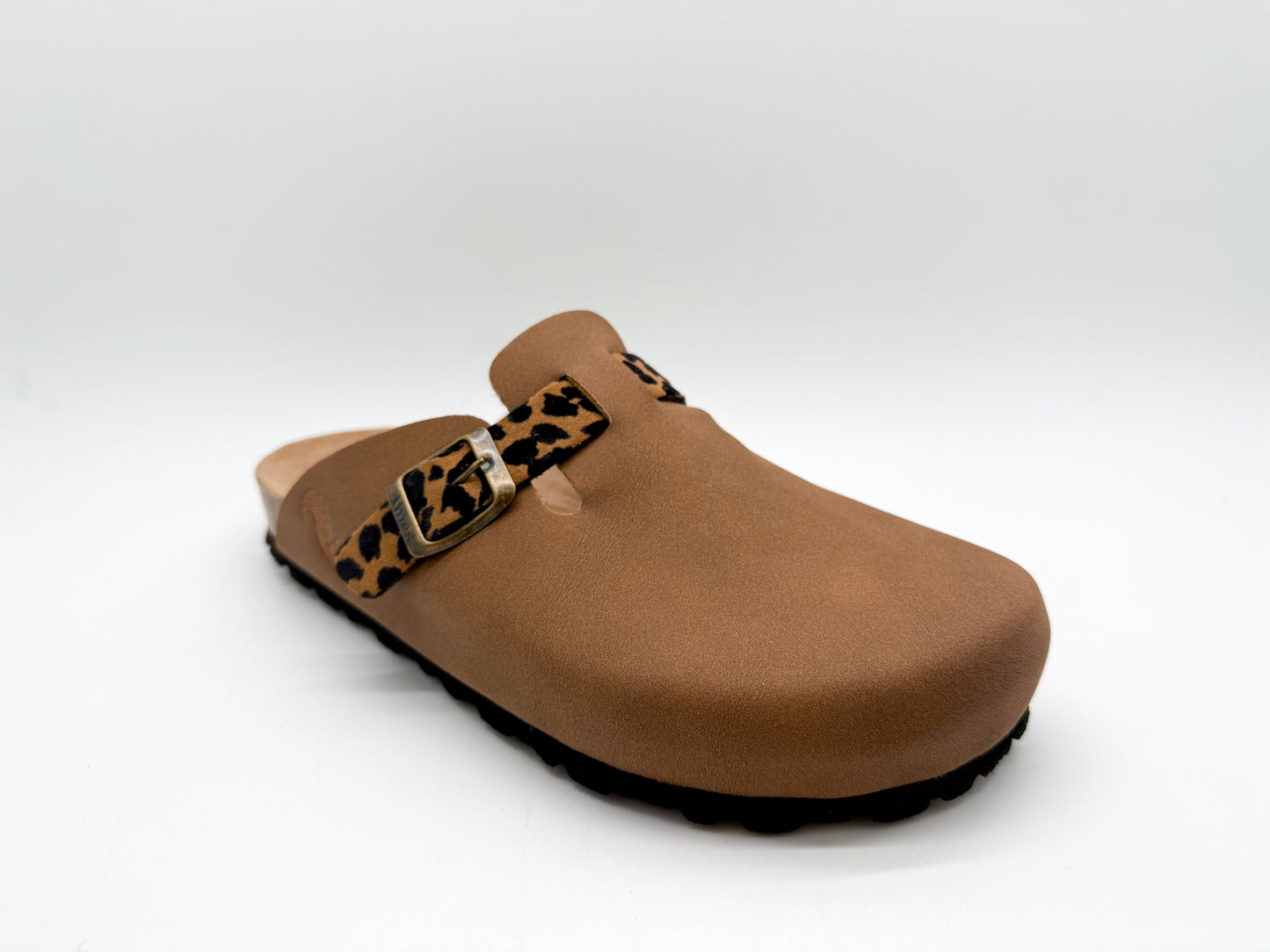 thies 1856 ® Eco Bio Leo Belt Clog vegan cinnamon leo