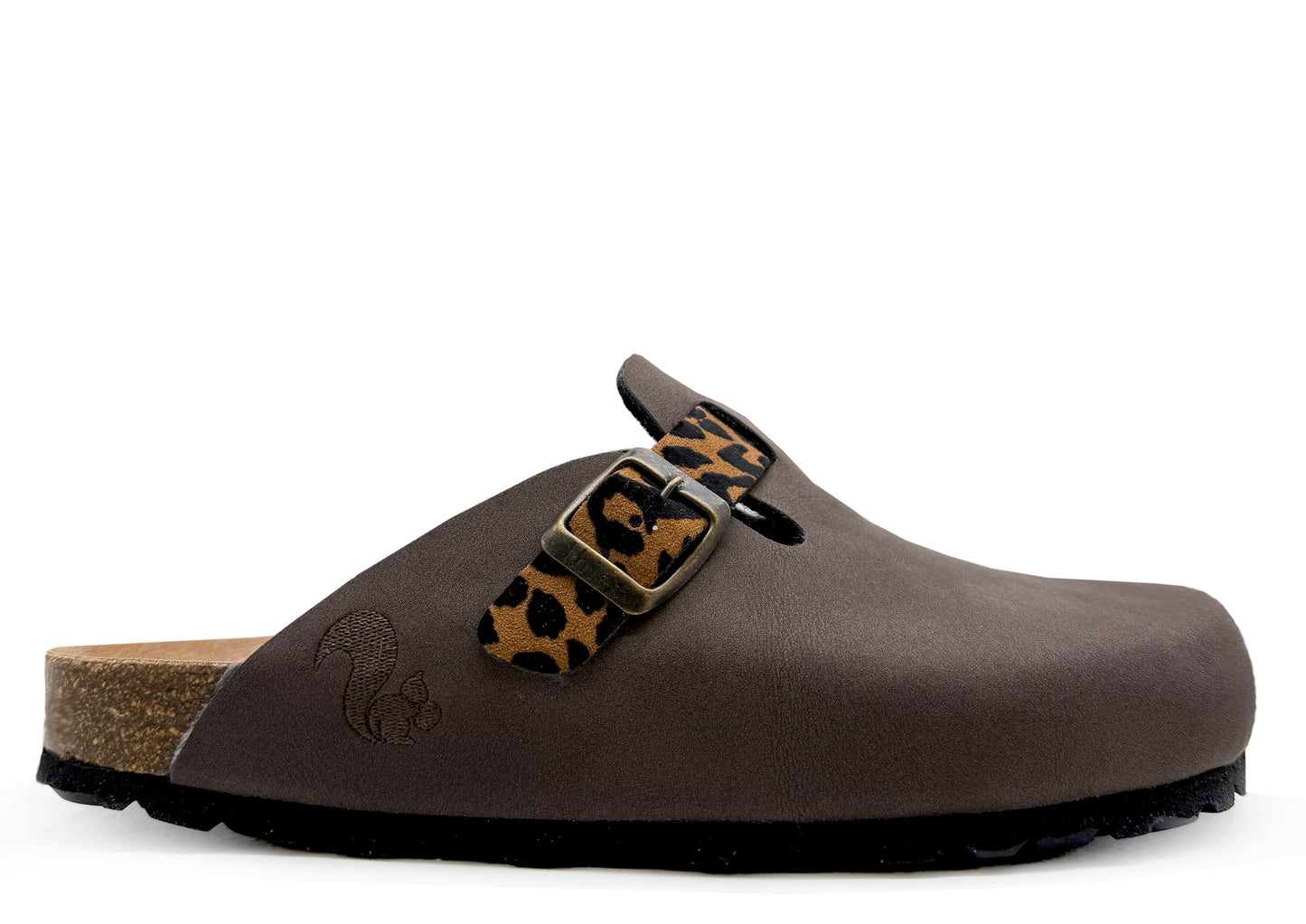 thies 1856 ® Eco Bio Leo Belt Clog vegan mocca leo