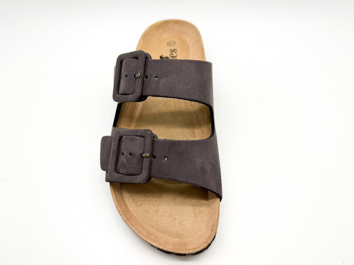 thies 1856 ® Eco Bio Covered Sandal vegan dark stone