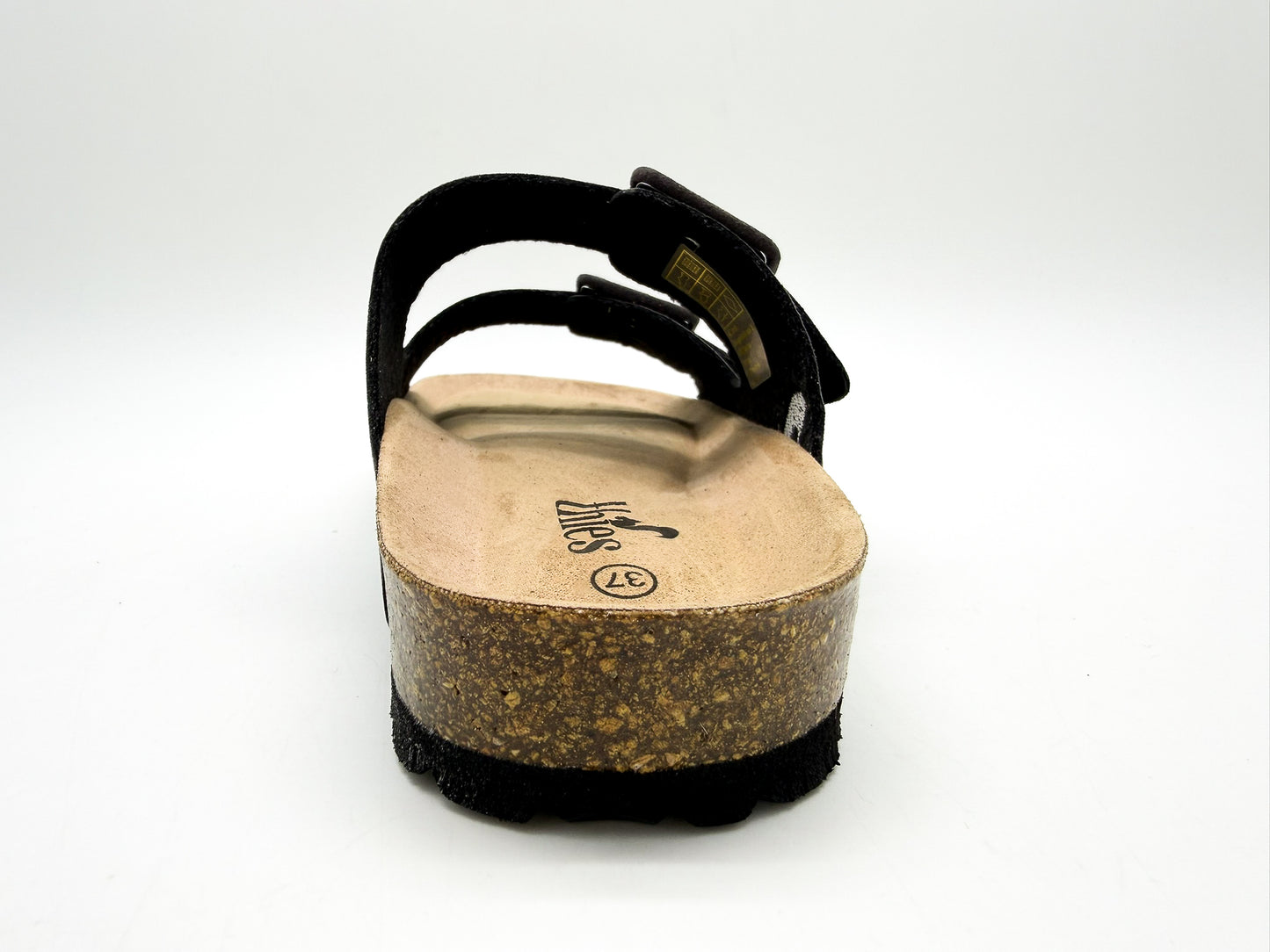 thies 1856 ® Eco Bio Covered Sandal vegan dark stone