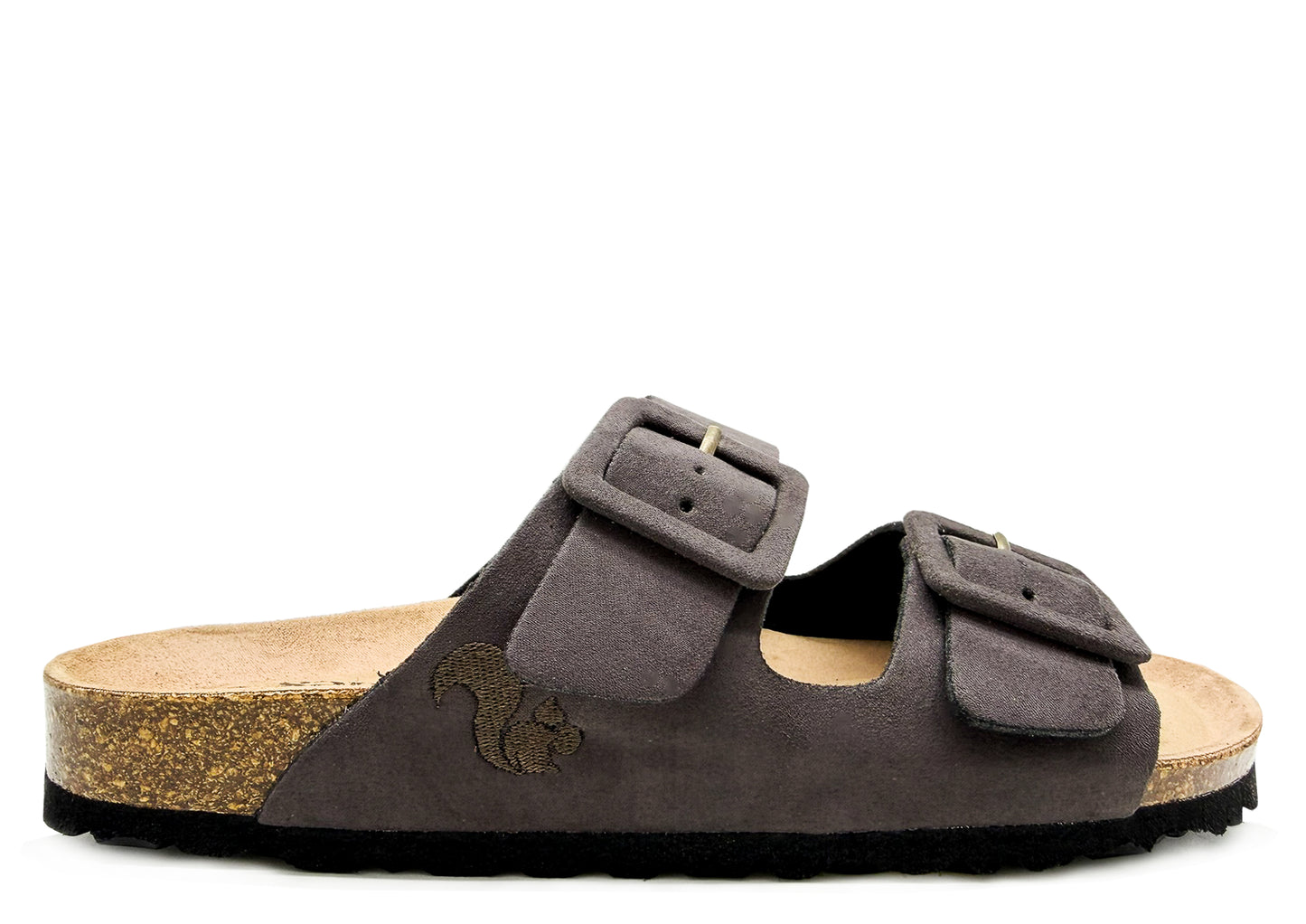 thies 1856 ® Eco Bio Covered Sandal vegan dark stone