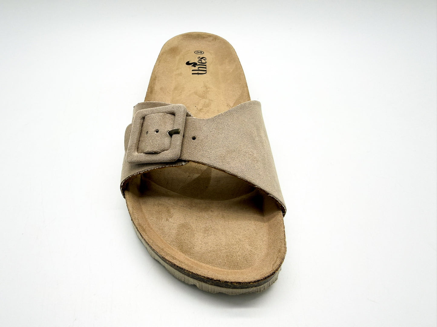 thies 1856 ® Eco Bio Covered Strap Sandal vegan biscotto