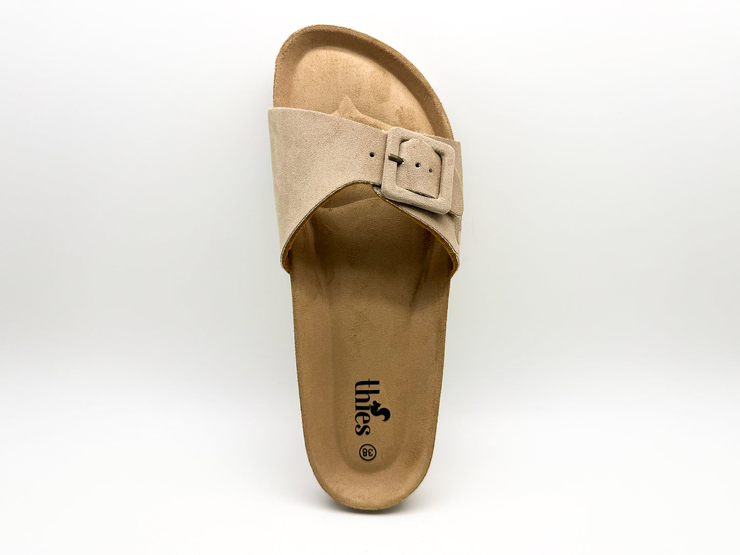 thies 1856 ® Eco Bio Covered Strap Sandal vegan biscotto
