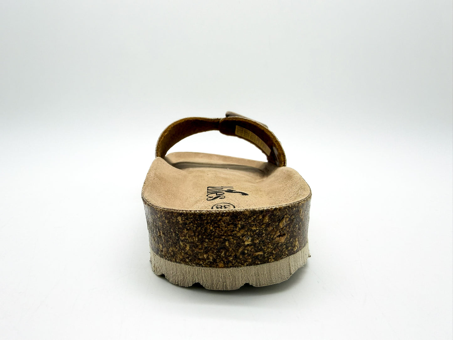 thies 1856 ® Eco Bio Covered Strap Sandal vegan biscotto