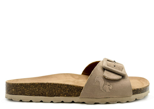 thies 1856 ® Eco Bio Covered Strap Sandal vegan biscotto