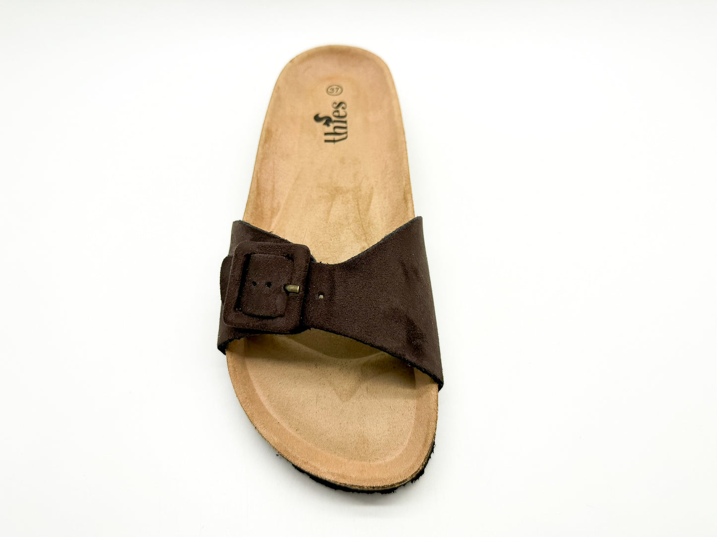 thies 1856 ® Eco Bio Covered Strap Sandal vegan chocolate