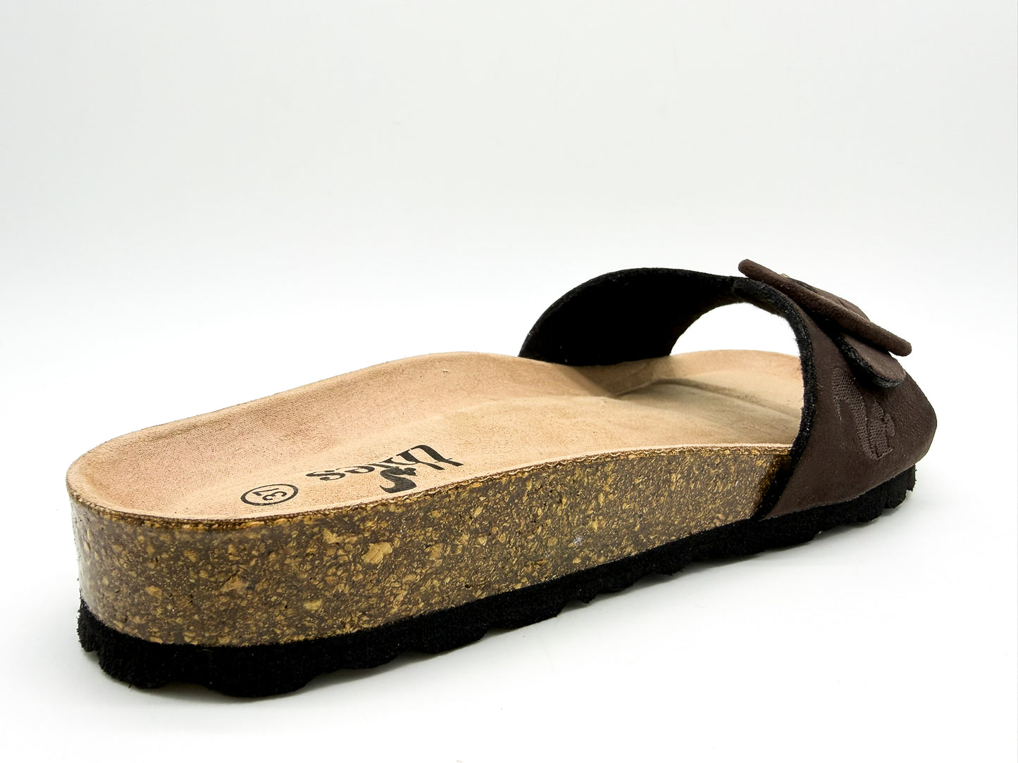 thies 1856 ® Eco Bio Covered Strap Sandal vegan chocolate
