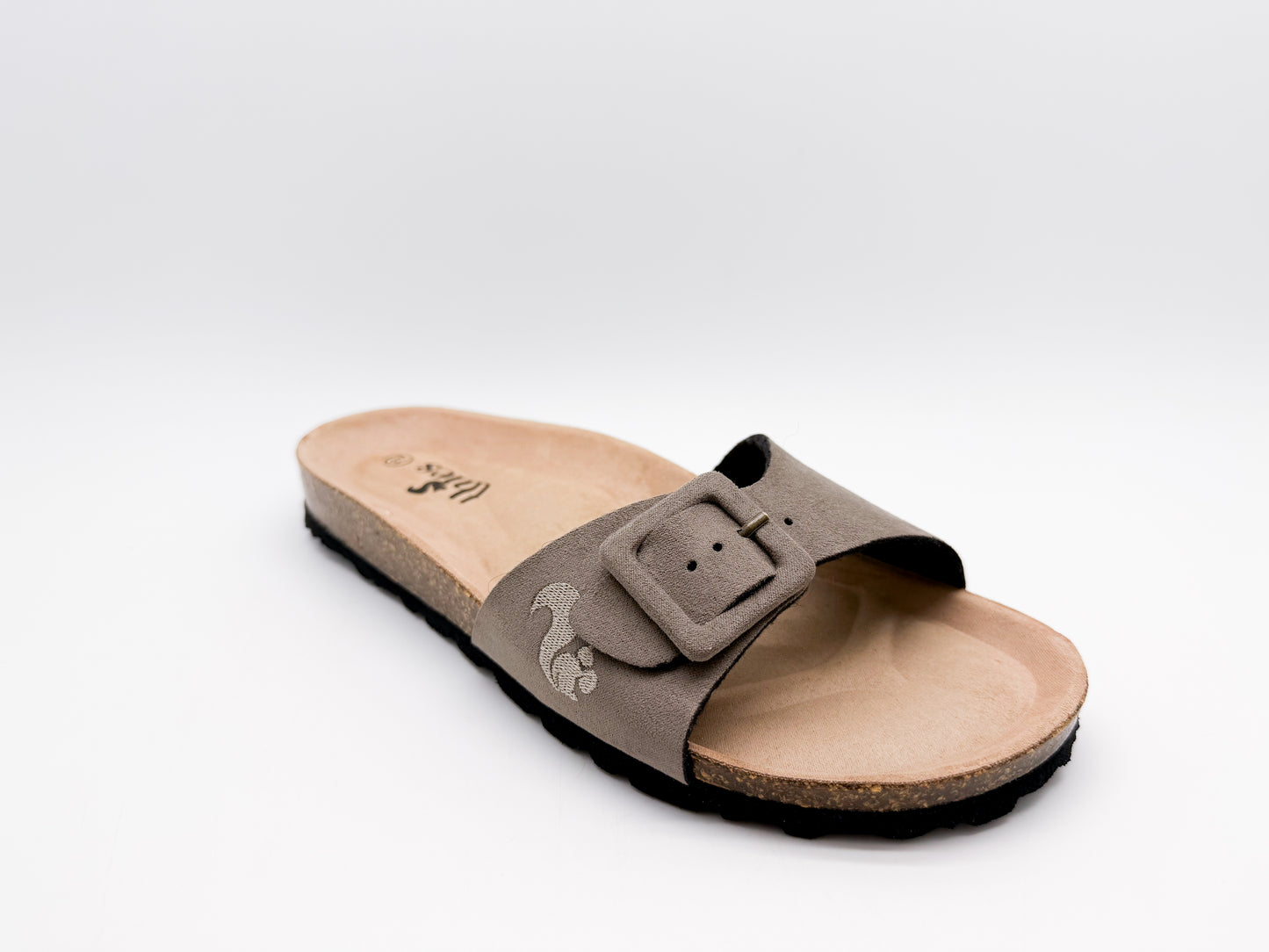 thies 1856 ® Eco Bio Covered Strap Sandal vegan truffle