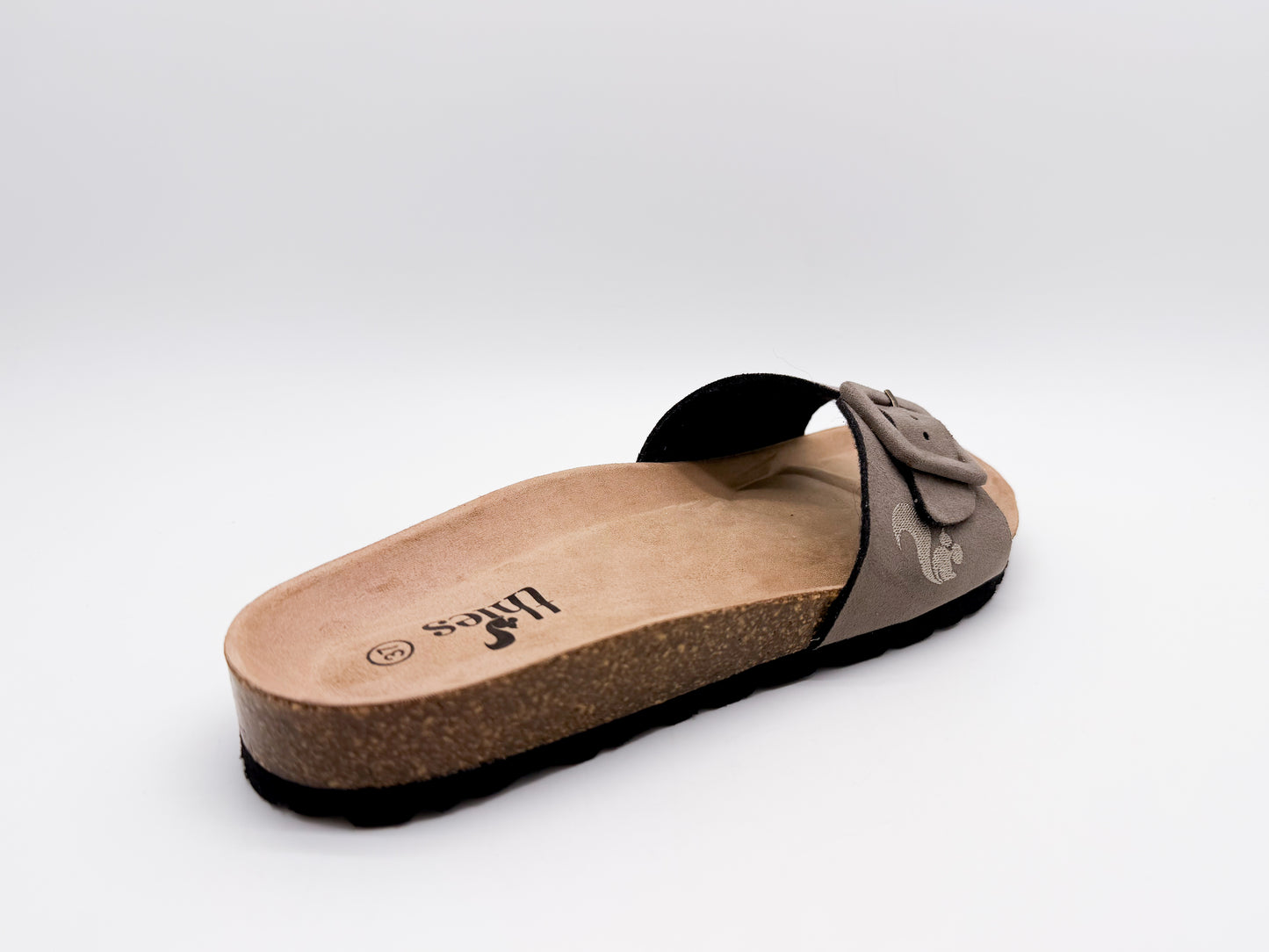 thies 1856 ® Eco Bio Covered Strap Sandal vegan truffle