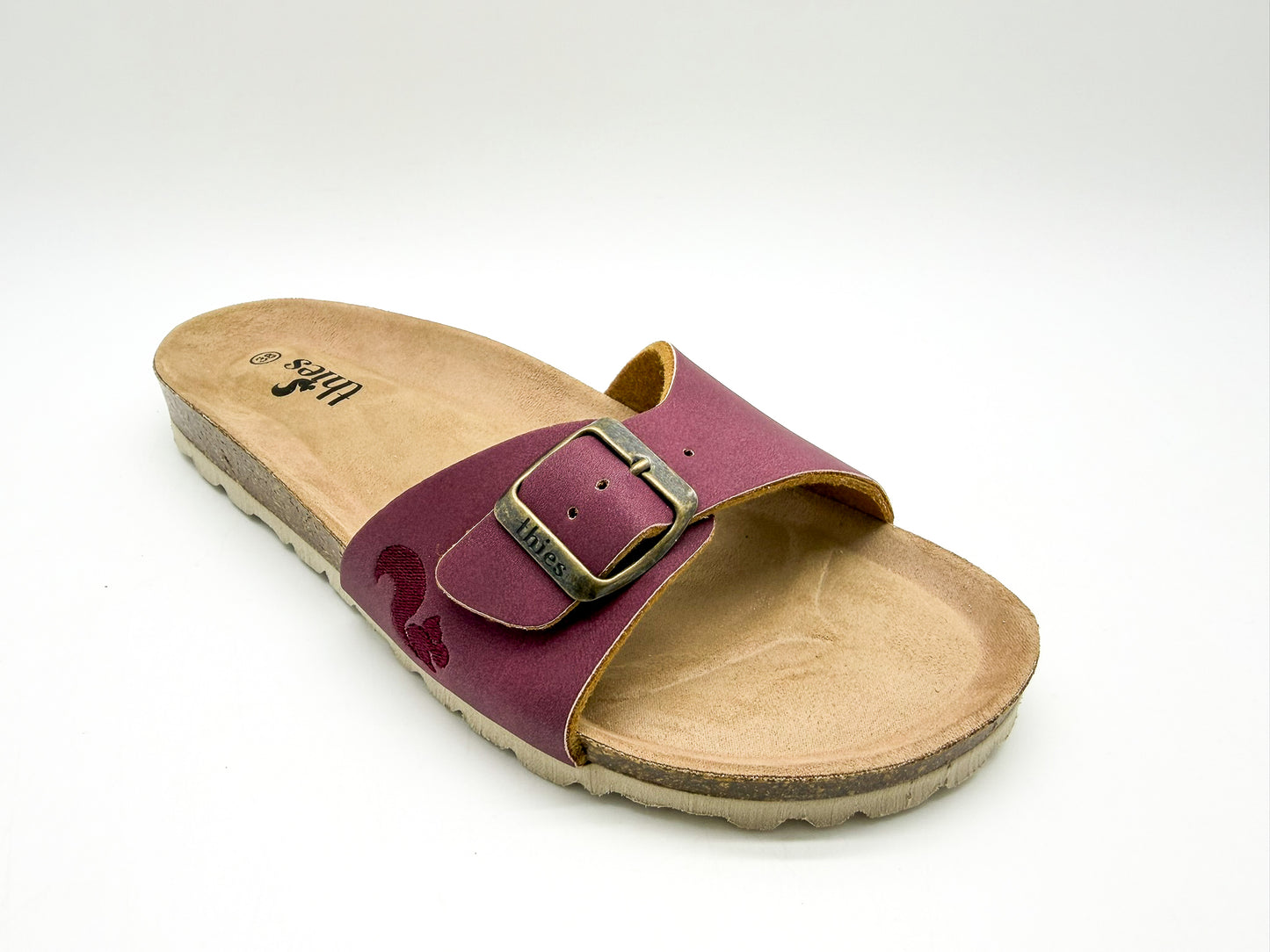 thies 1856 ® Eco Bio Strap Sandal vegan plum