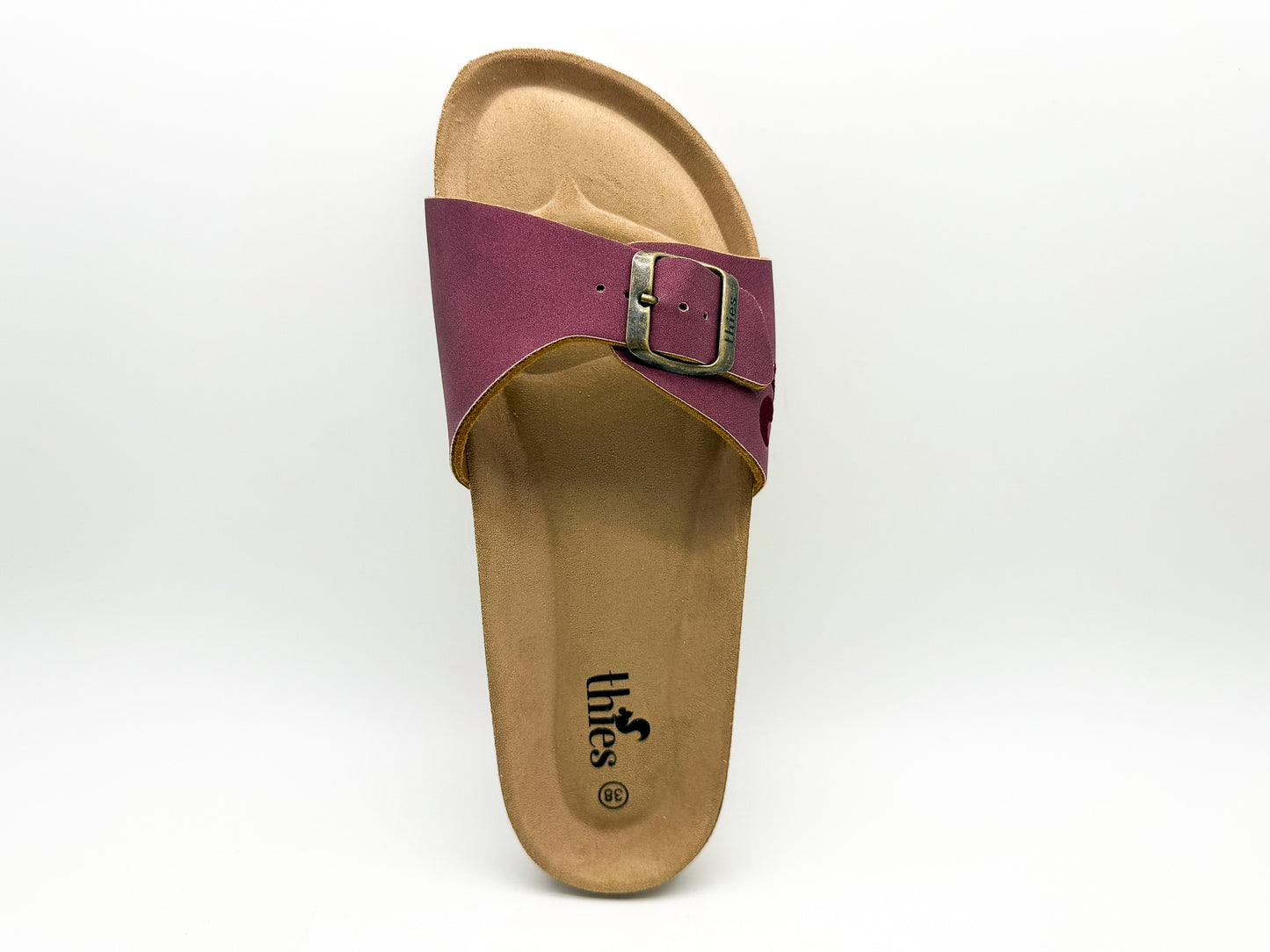 thies 1856 ® Eco Bio Strap Sandal vegan plum