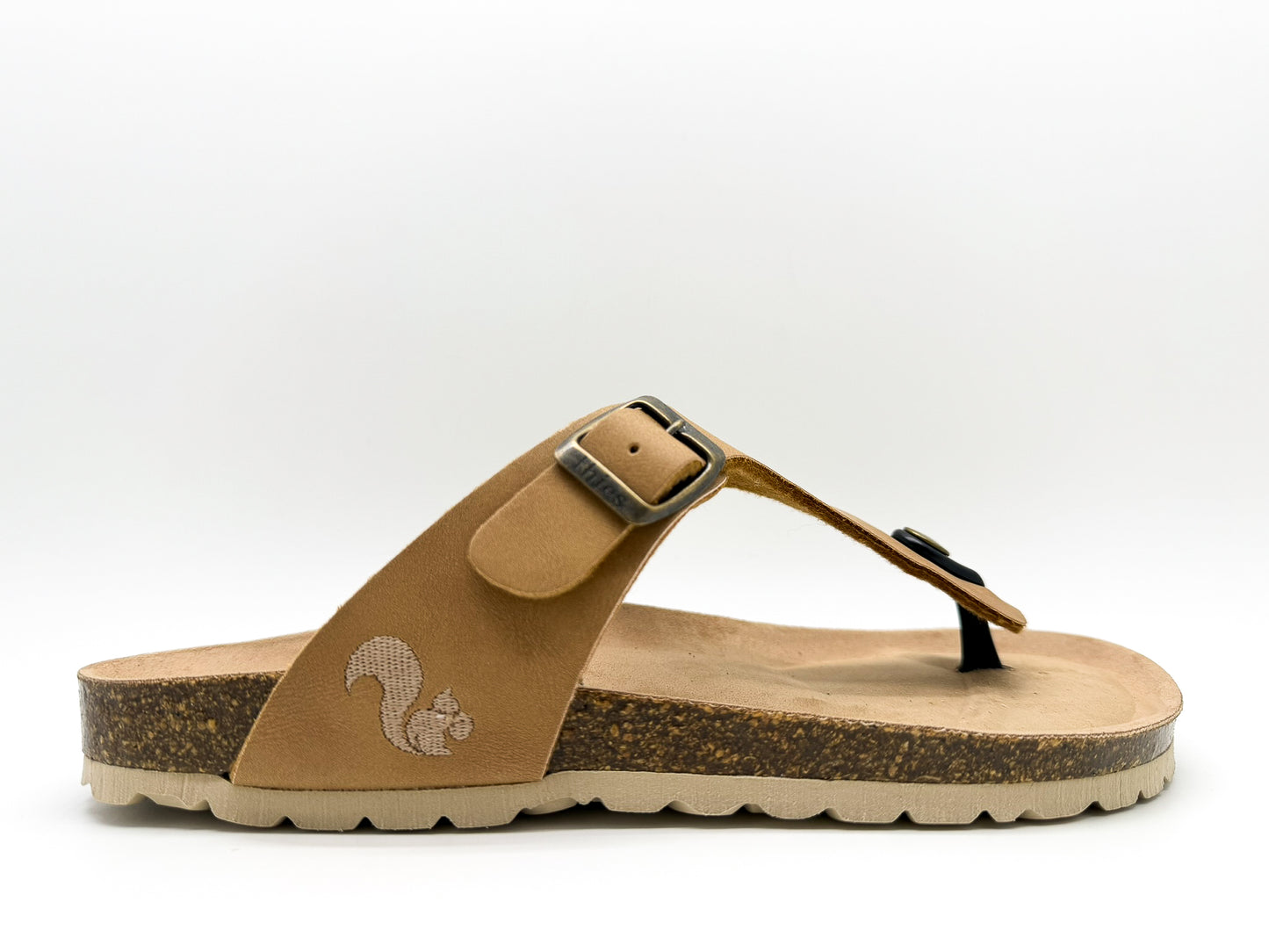 thies 1856 ® Eco Bio Thong Sandal vegan cashew