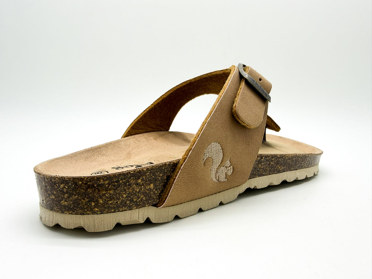 thies 1856 ® Eco Bio Thong Sandal vegan cashew