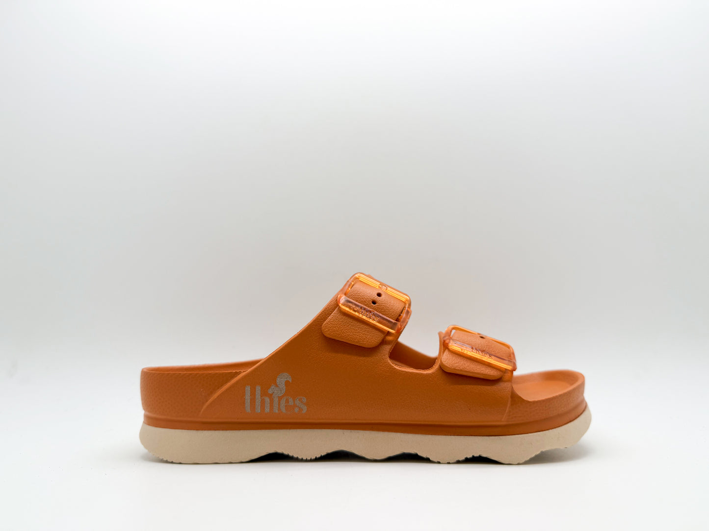 thies 1856 ® Ecofoam Double Sandal vegan bitter orange