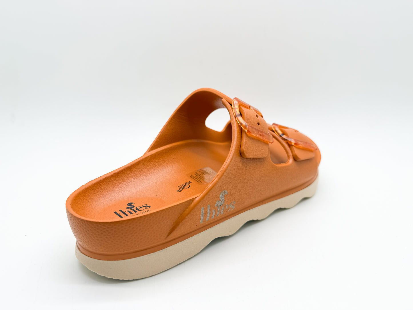 thies 1856 ® Ecofoam Double Sandal vegan bitter orange