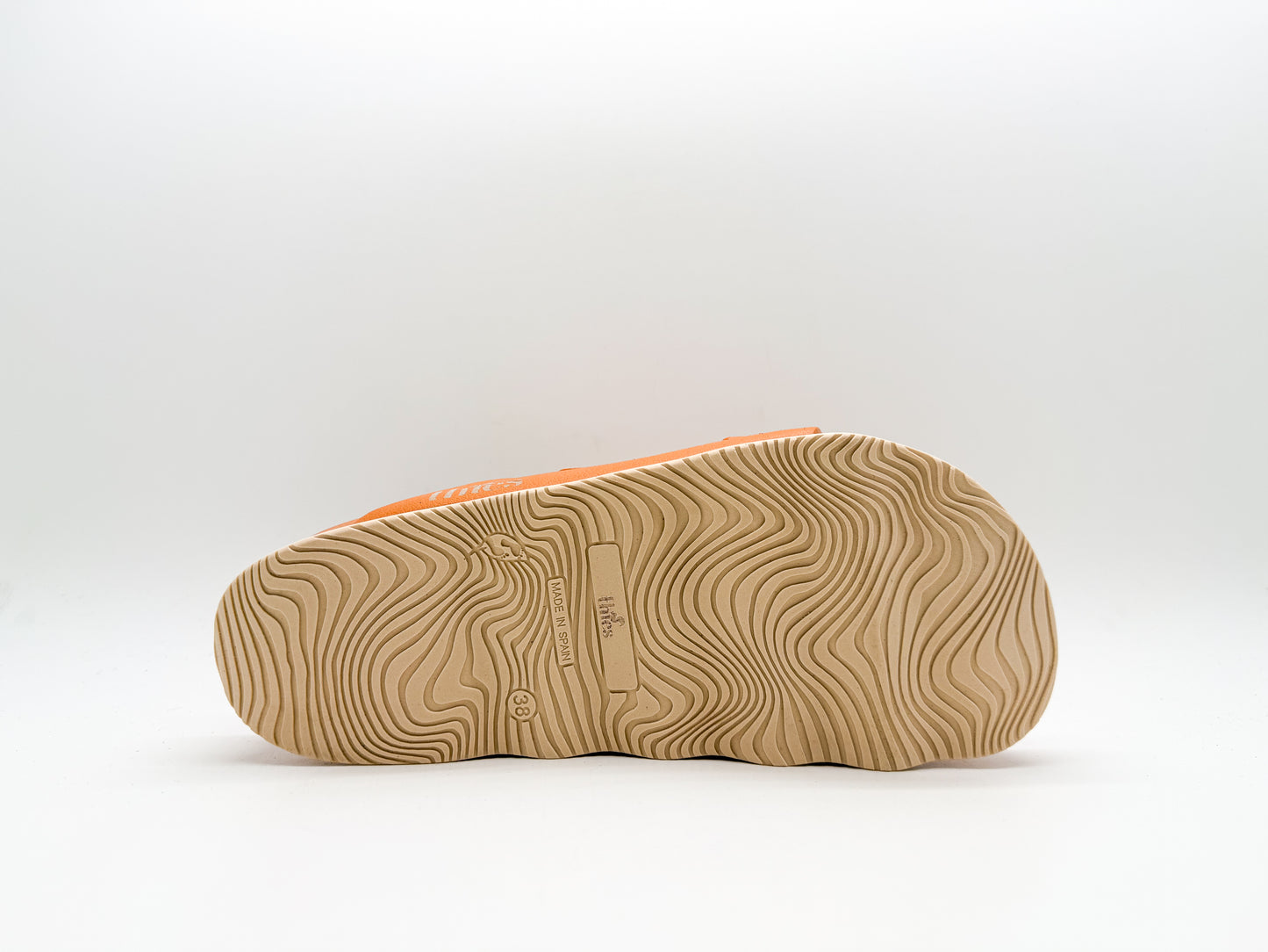 thies 1856 ® Ecofoam Double Sandal vegan bitter orange