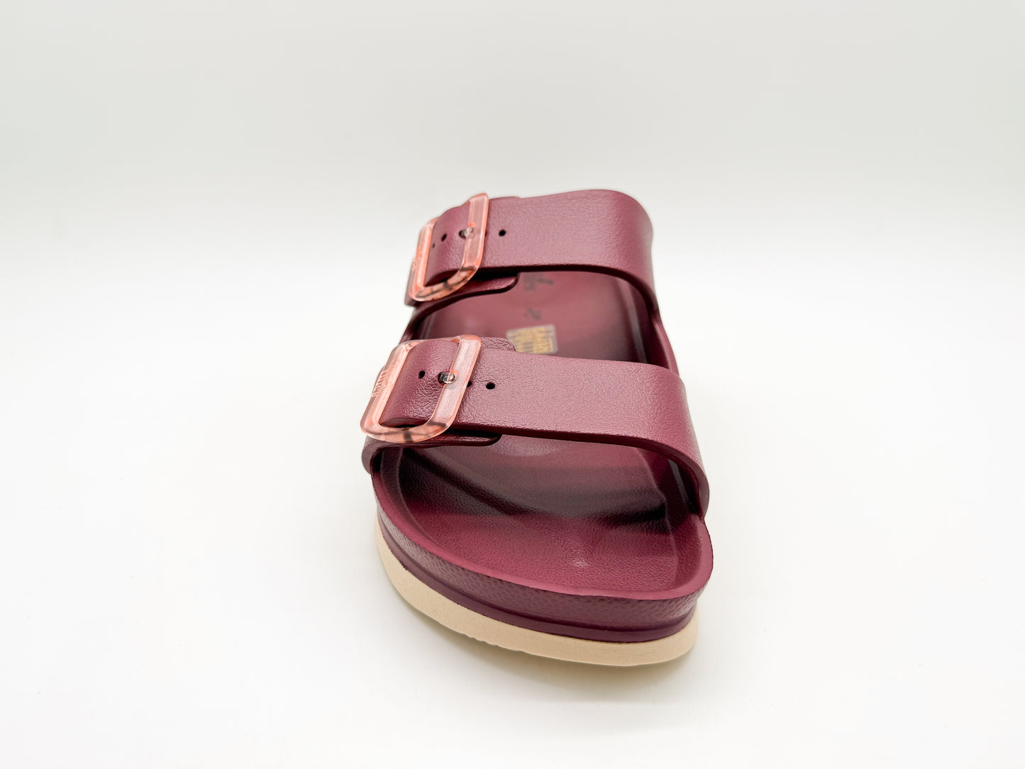thies 1856 ® Ecofoam Double Sandal vegan bordeaux