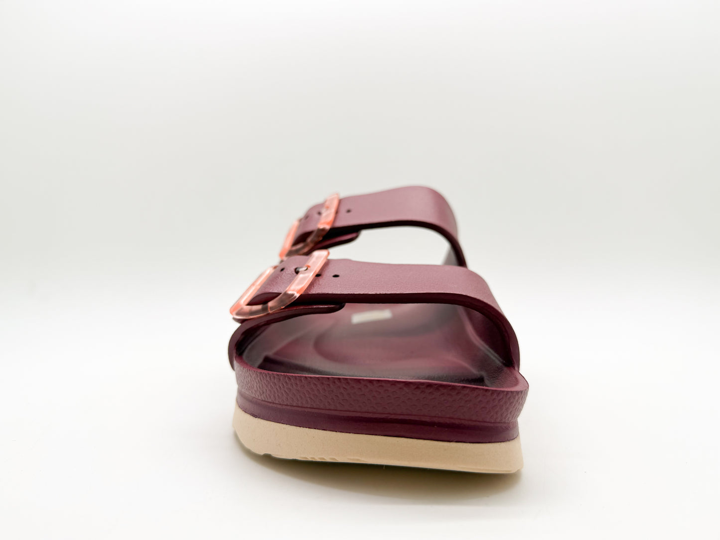 thies 1856 ® Ecofoam Double Sandal vegan bordeaux