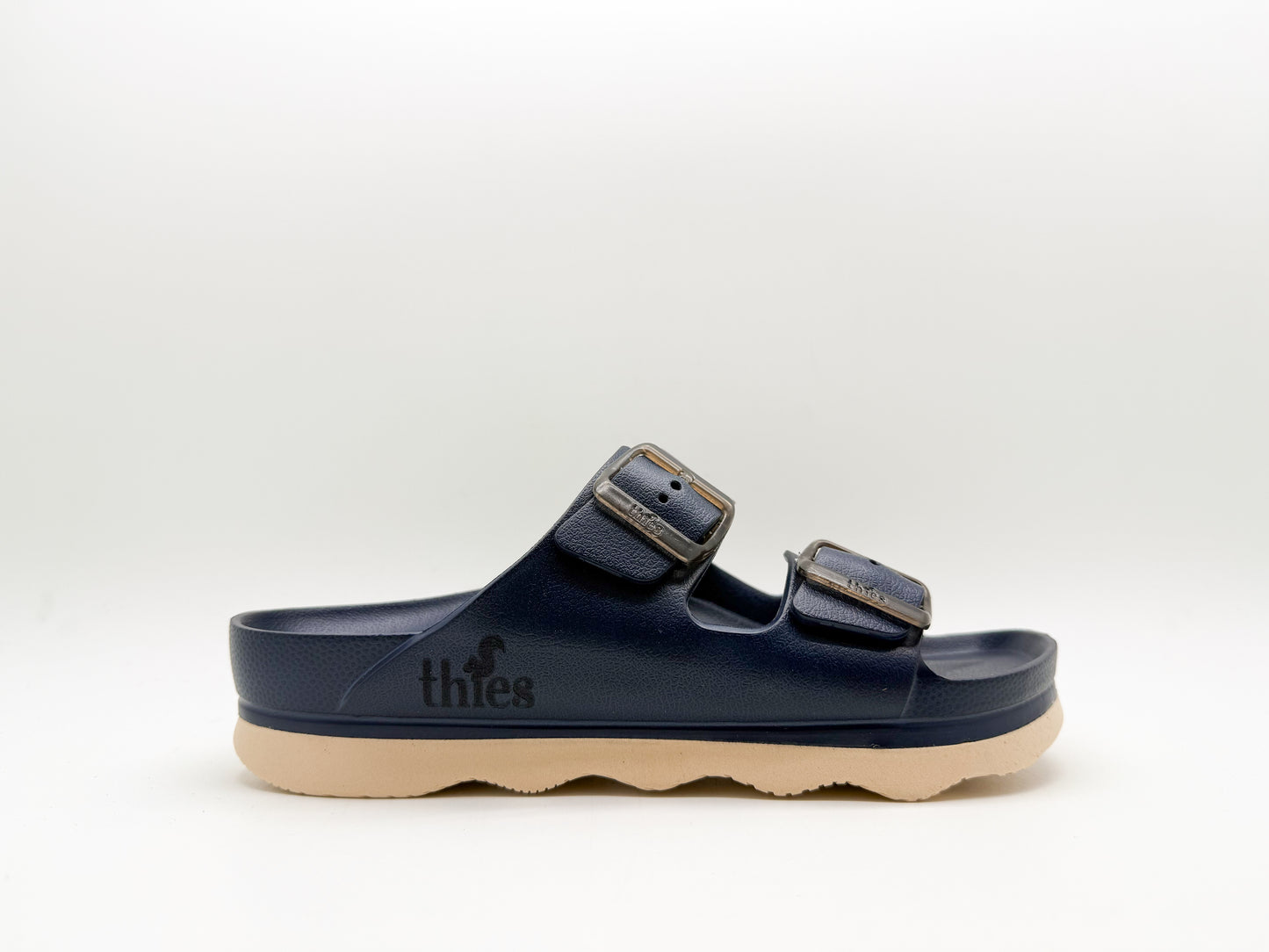 thies 1856 ® Ecofoam Double Sandal vegan midnight blue