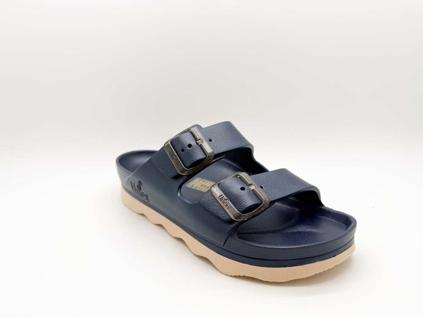 thies 1856 ® Ecofoam Double Sandal vegan midnight blue